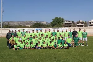 Αγώνας της πρώτης ομάδας με την Κ16
