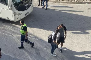 Η άφιξη της ΑΕΚ (φώτος kerkida)