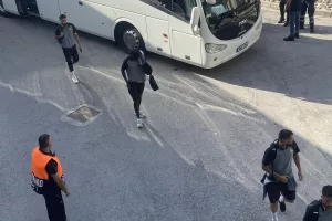 Η άφιξη της ΑΕΚ (φώτος kerkida)
