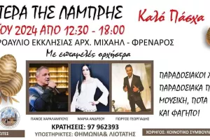 Κάλεσμα: Εκδήλωση για τη Δευτέρα της Λαμπρής