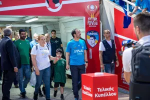Πάφο ο Πρόεδρος, Ομόνοια ο μικρός Μιχάλης και... ο αθλητισμός ενώνει (Φώτος)