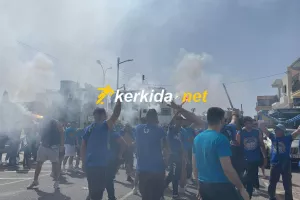 (ΒΙΝΤΕΟ/Φώτος Kerkida) Λίγες ώρες πριν τη σέντρα... ΤΡΕΛΑ στην Πάφο!