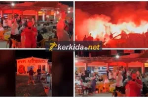 (BINTEO Kerkida) Το… γιόρτασαν οι ΑΠΟΕΛίστες στο Λυθροδόντα με το τρόπαιο!