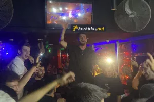 (BINTEO Kerkida) Τραγούδησαν τον ύμνο οι παίκτες του ΑΠΟΕΛ