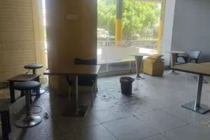 (Φώτος) Οι ζημιές στα κλειστά γήπεδα της ΑΕΛ και του Απόλλωνα- Ενημέρωση από Αστυνομία