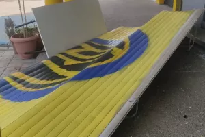 (Φώτος) Οι ζημιές στα κλειστά γήπεδα της ΑΕΛ και του Απόλλωνα- Ενημέρωση από Αστυνομία