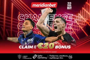 Europa League Final Challenge: Σπουδαίος τελικός με μπόνους μέχρι 20 ευρώ - Τρομερές αποδόσεις μόνο στην Meridianbet!