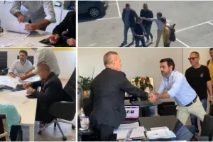 (Βίντεο) Η υποδοχή, η γνωριμία και οι υπογραφές… 