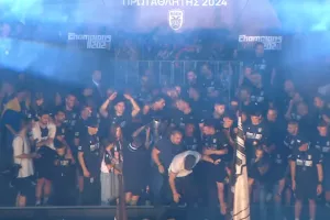 ΠΑΟΚ πρωταθλητής Ελλάδος: Υψώθηκε στον ουρανό της Θεσσαλονίκης το τρόπαιο!