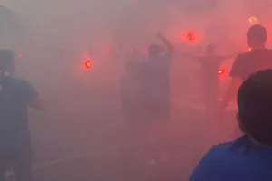 Στην προπόνηση οι οπαδοί της Πάφου/ "Ντόπες" ενόψει τελικού (Φώτος)