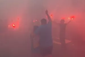 Στην προπόνηση οι οπαδοί της Πάφου/ "Ντόπες" ενόψει τελικού (Φώτος)