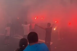 Στην προπόνηση οι οπαδοί της Πάφου/ "Ντόπες" ενόψει τελικού (Φώτος)