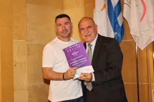 Βράβευση της αποστολής της Κυπριακής Ομοσπονδίας Γυμναστικής