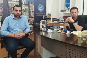 Συνάντηση Σπύρου Νεοφυτίδη και Ανδρέα Αποστόλου