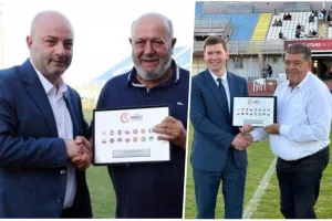 UEFA: Αναμνηστικές πλακέτες σε Εθνικό και Παραλίμνι