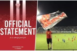 Η Νέα Σαλαμίνα και οι οργανωμένοι της ομάδας δίπλα στον Giorgio