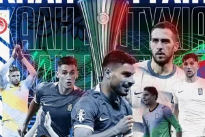 «Καλή επιτυχία» ευχήθηκε η Εθνική ομάδα στον Ολυμπιακό για τον τελικό του Conference