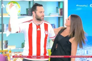 Αποθέωσαν τον Ολυμπιακό στον αέρα του "Happy Day"