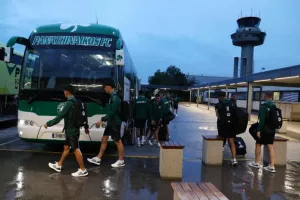 Η άφιξη του Παναθηναϊκού στο Ζάλτσμπουργκ