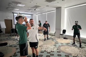 Προπόνηση με... ειδικό πρόγραμμα εικονικής πραγματικότητας (φώτος)