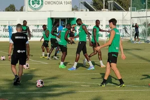 Η τελευταία προπόνηση της Ομόνοιας (Φώτος-Βίντεο kerkida) 