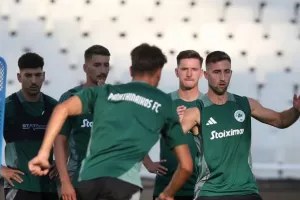 Μέρος της προπόνησης ο Ιωαννίδης