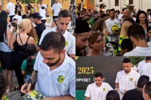 Υπέγραψαν αυτόγραφα και παρουσιάστηκαν! (Φώτος/Βίντεο)