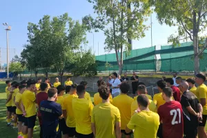 Στην προπόνηση της Κ16 και Κ17 ο Κόλμαν (φώτος)