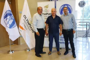 Η επίσκεψη ΚΟΑ - Ολυμπιακής ομάδας στο Προεδρικό (Φώτος)