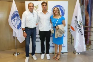 Η επίσκεψη ΚΟΑ - Ολυμπιακής ομάδας στο Προεδρικό (Φώτος)