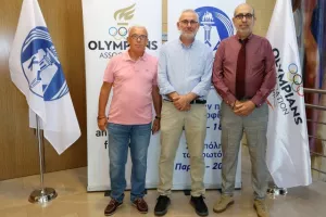 Η επίσκεψη ΚΟΑ - Ολυμπιακής ομάδας στο Προεδρικό (Φώτος)