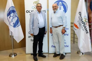 Η επίσκεψη ΚΟΑ - Ολυμπιακής ομάδας στο Προεδρικό (Φώτος)