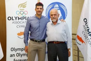 Η επίσκεψη ΚΟΑ - Ολυμπιακής ομάδας στο Προεδρικό (Φώτος)