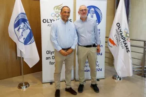 Η επίσκεψη ΚΟΑ - Ολυμπιακής ομάδας στο Προεδρικό (Φώτος)