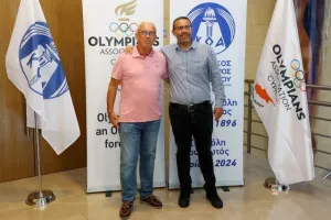 Η επίσκεψη ΚΟΑ - Ολυμπιακής ομάδας στο Προεδρικό (Φώτος)