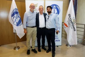 Η επίσκεψη ΚΟΑ - Ολυμπιακής ομάδας στο Προεδρικό (Φώτος)