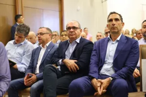 Η επίσκεψη ΚΟΑ - Ολυμπιακής ομάδας στο Προεδρικό (Φώτος)