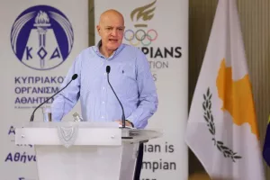 Η επίσκεψη ΚΟΑ - Ολυμπιακής ομάδας στο Προεδρικό (Φώτος)