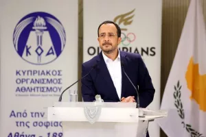 Η επίσκεψη ΚΟΑ - Ολυμπιακής ομάδας στο Προεδρικό (Φώτος)