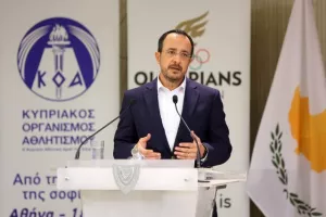 Η επίσκεψη ΚΟΑ - Ολυμπιακής ομάδας στο Προεδρικό (Φώτος)