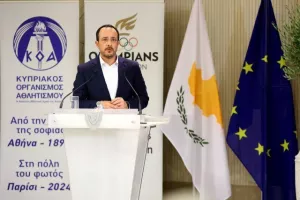 Η επίσκεψη ΚΟΑ - Ολυμπιακής ομάδας στο Προεδρικό (Φώτος)