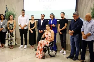 Η επίσκεψη ΚΟΑ - Ολυμπιακής ομάδας στο Προεδρικό (Φώτος)