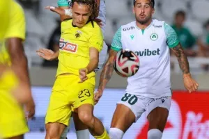 Ομόνοια - ΑΕΚ Αθηνών: “Χ” με πρώτο… πράσινο γκολ πριν το… πρώτο (Φώτος)