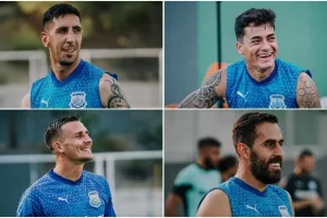 (Φώτος) Με χαμόγελο στην προπόνηση 