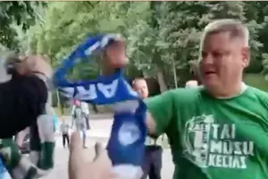 Παφίτες και Λιθουανοί, αντάλλαξαν κασκόλ και χειραψίες! (Bίντεο/Φώτος Kerkida)