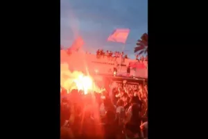 Πανζουρλισμός στο Μαϊάμι από τους φίλους της Αργεντινής ενόψει του τελικού του Copa America!