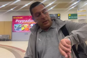 Χάρης... απ' το αεροδρόμιο: "Είναι τέσσερις παρά είκοσι και η προσπάθεια για πρόκριση ξεκινά..."