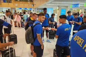 Μετά την πρόκριση... στο αεροδρόμιο (Φώτος)