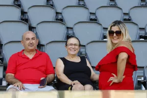 Οι φίλαθλοι ΑΕΛ και Ανόρθωσης στο "Αλφαμέγα" (φώτος)