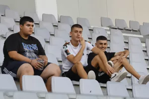 Οι φίλαθλοι ΑΕΛ και Ανόρθωσης στο "Αλφαμέγα" (φώτος)